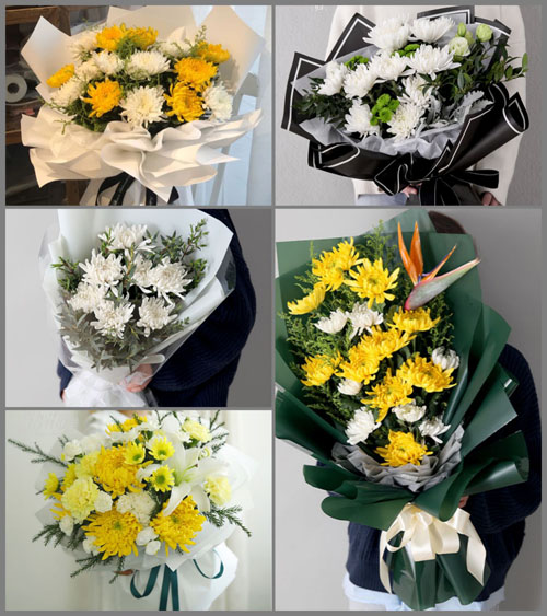 广东云浮市新兴县天堂镇白事花束代送